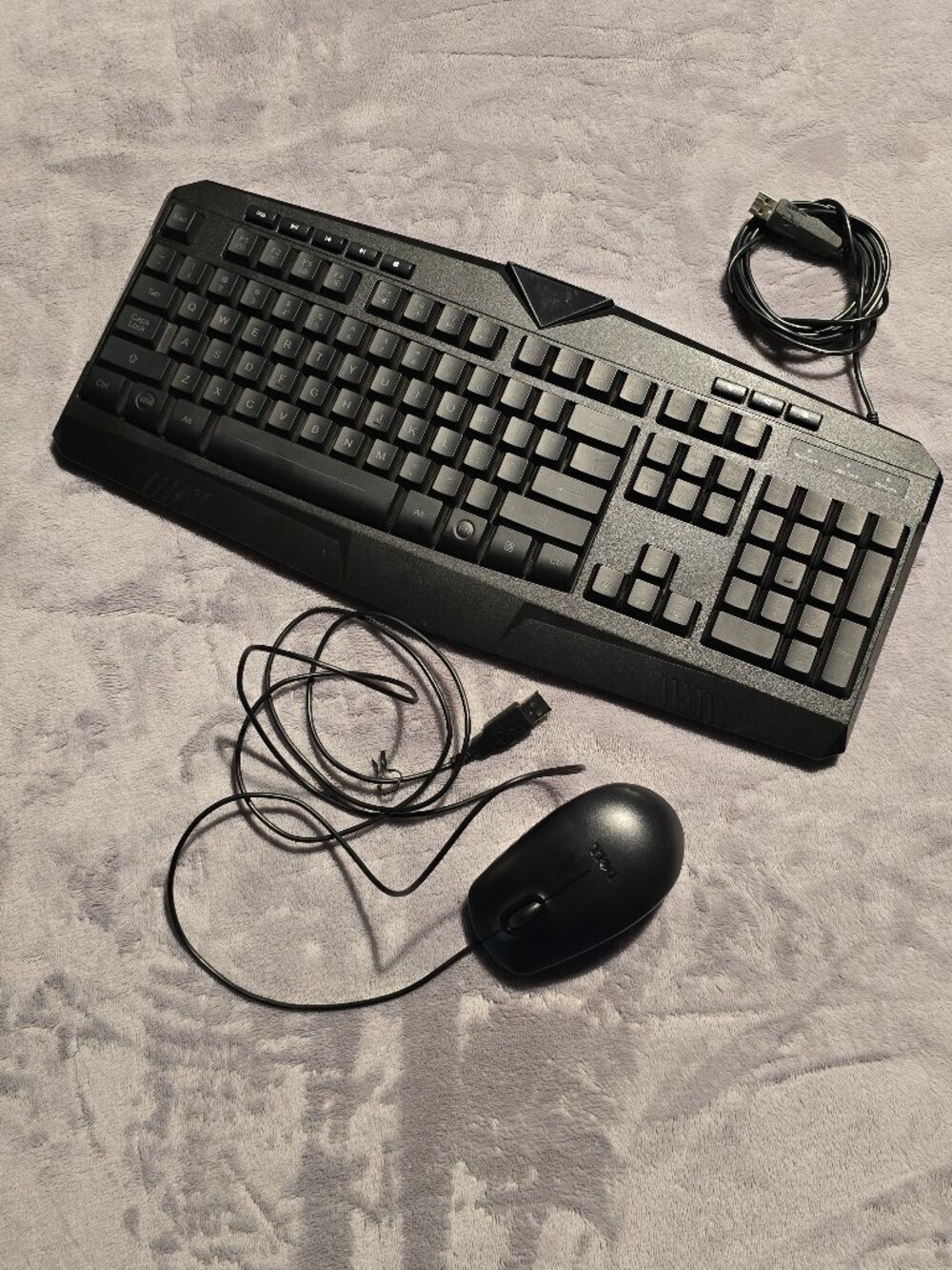 PICTEK RGB Gaming Keyboard USB Wired Keyboard Black Muti Color Backlite PC232A